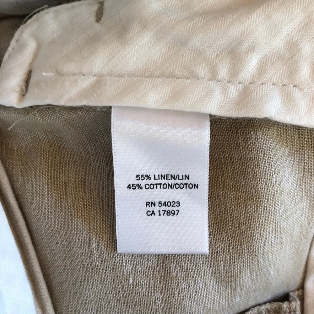 Banana Republic Avery oatmeal‎ Linen pants